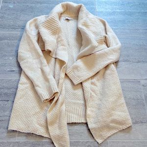NWOT LOFT Cream Cardigan, Size Small